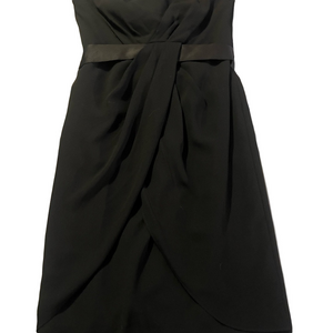 White by Vera Wang Strapless Black Dress